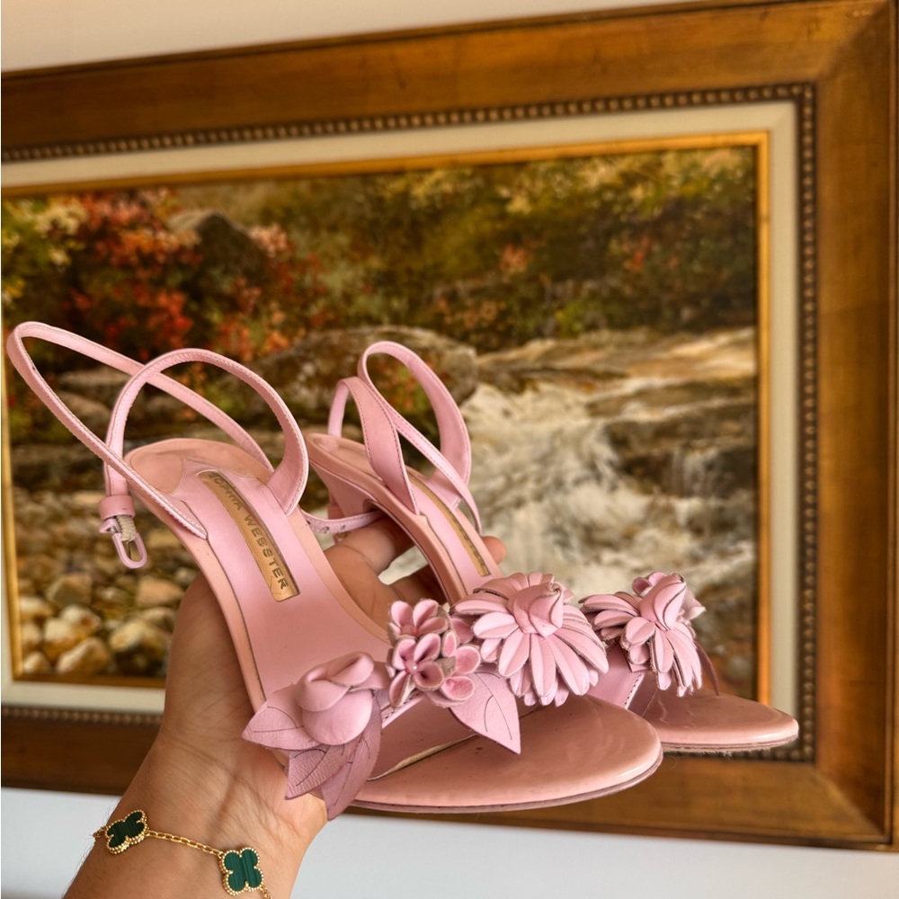 Pink Floral Women's Sandals